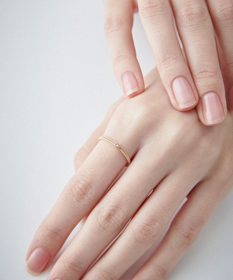 レイヤード] K10YG ブラウンダイヤモンド リング（721178） ｜ women