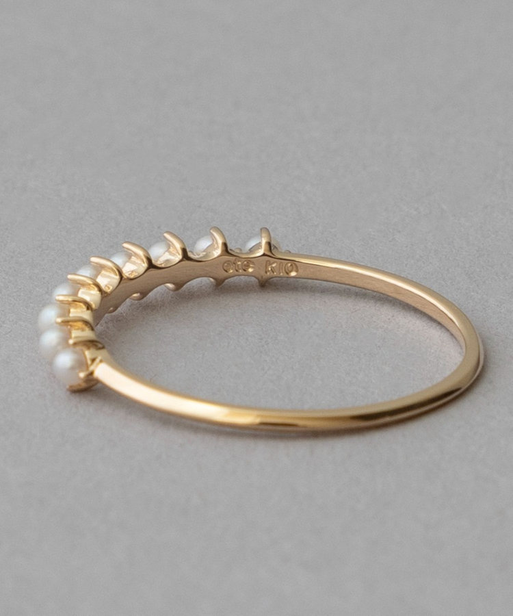 レイヤード] K10YG パール リング（721179） ｜ women（ウィメンズ