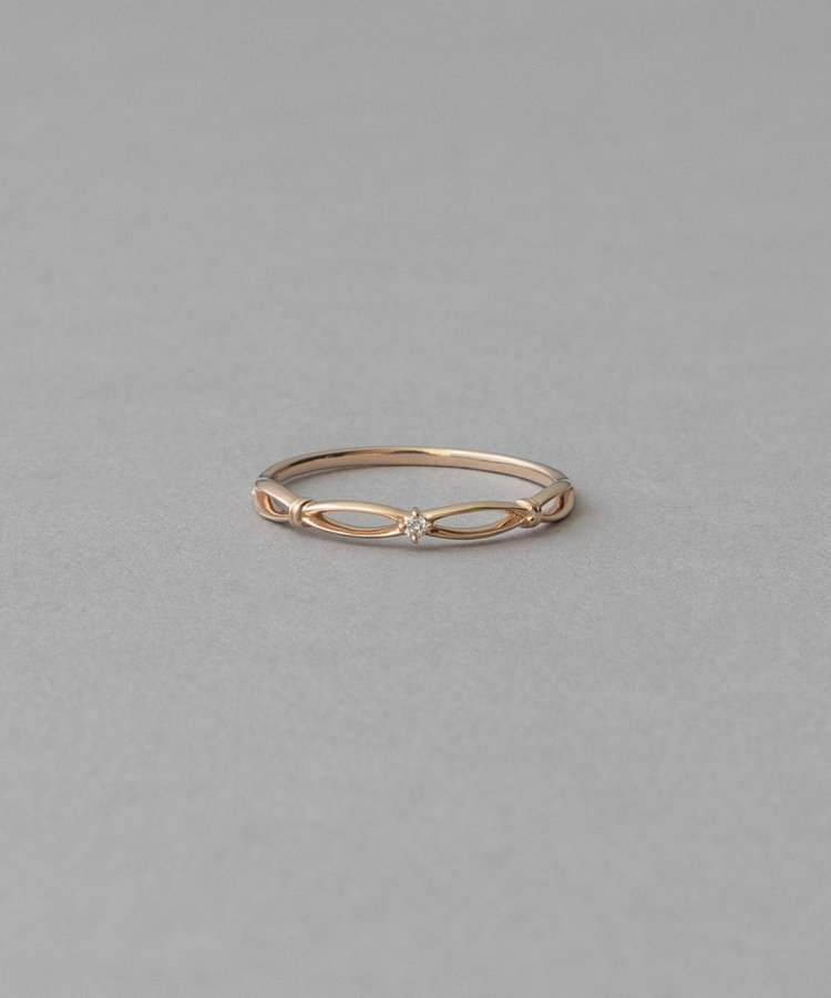 レイヤード] K10YG ダイヤモンド リング（721184） ｜ women