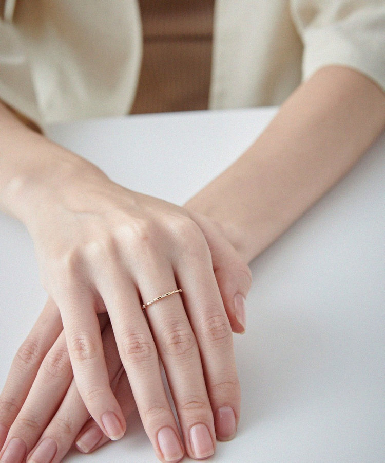 レイヤード] K10YG ダイヤモンド リング（721186） ｜ women