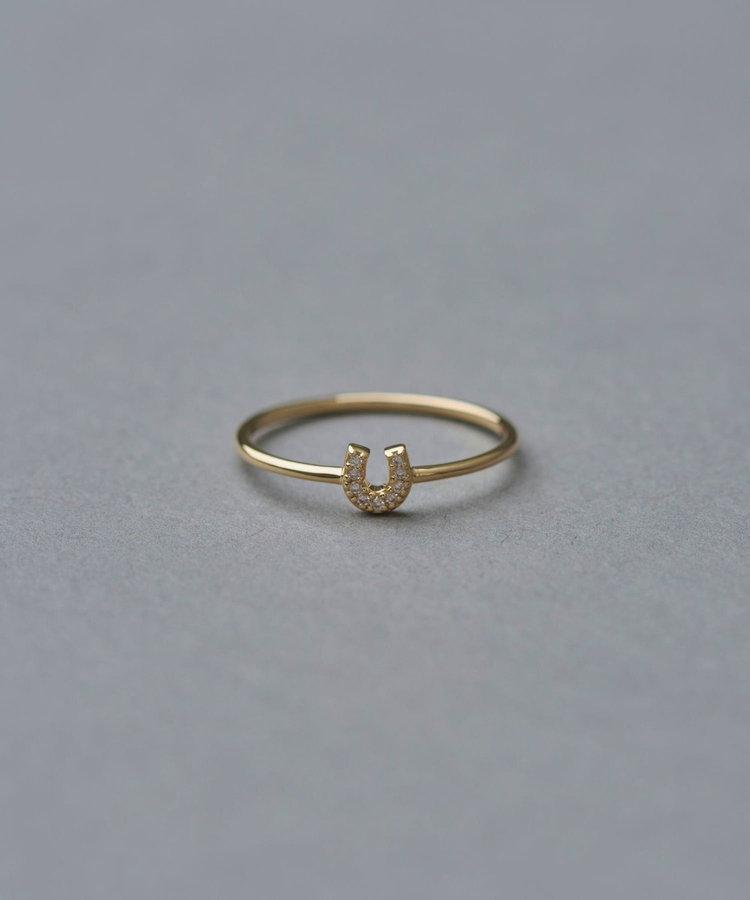 K10YG ダイヤモンド ホースシュー リング（721187） ｜ women