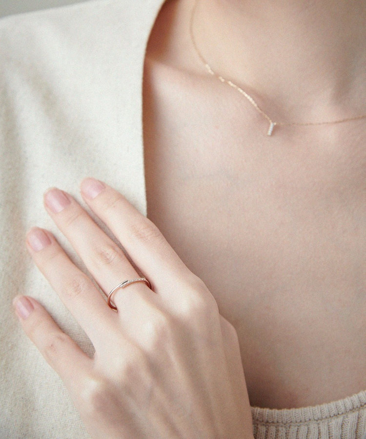 レイヤード] K10YG ダイヤモンド リング（721183） ｜ women