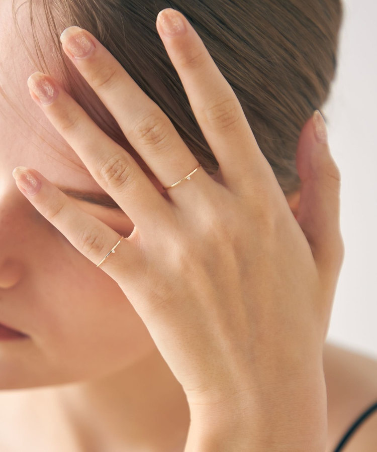 ONLINE Limited] K10YG ダイヤモンド リング（721214） ｜ women