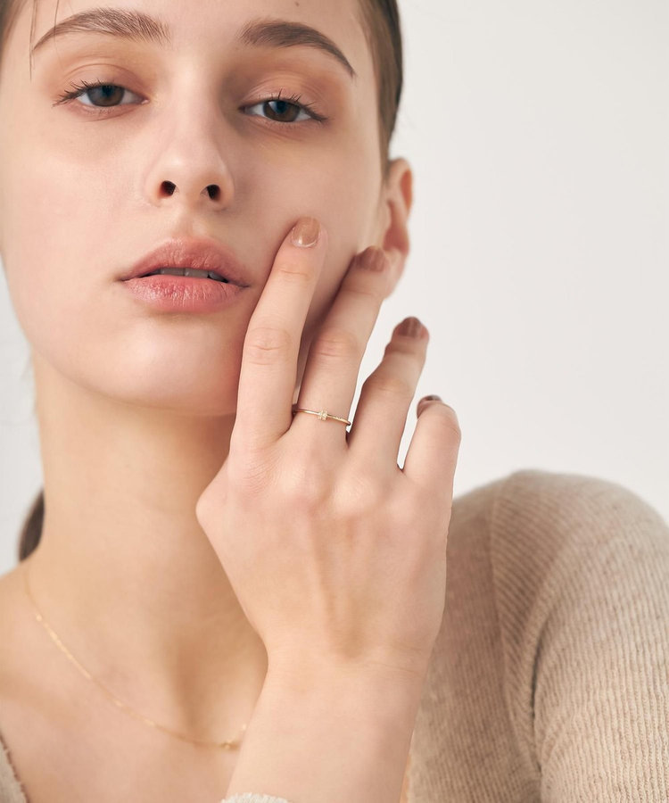 レイヤード] K10YG ダイヤモンド リング（721221） ｜ women