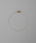 レイヤード] K10YG チェーン ステーション ブレスレット（750477