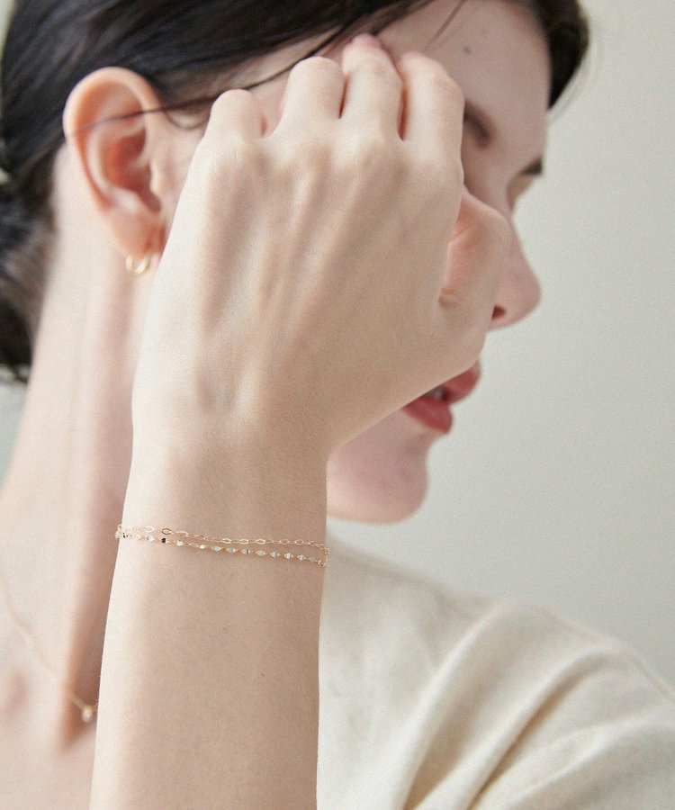 レイヤード] K10YG ブレスレット（750480） ｜ women（ウィメンズ