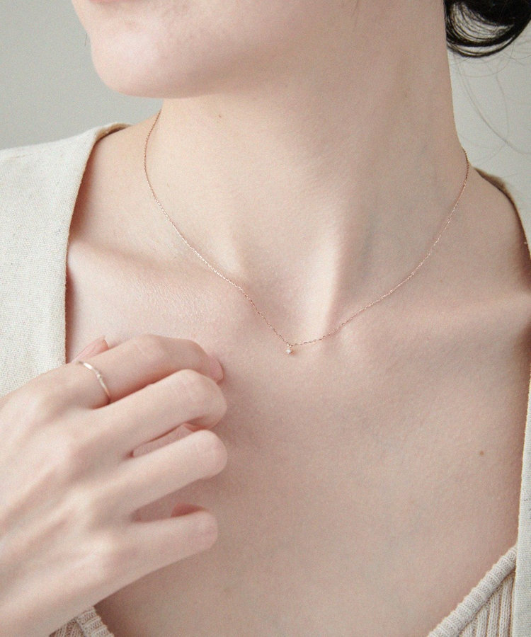 レイヤード] K10MPG ダイヤモンド ネックレス（761729） ｜ women