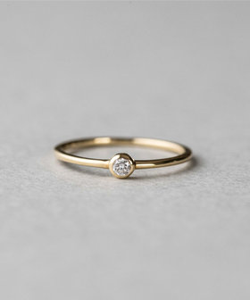 K18 ダイヤモンド リング「ブライト」（230609-630609） ｜ women