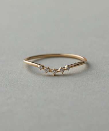 レイヤード] K18YG ダイヤモンド リング（230716） ｜ women