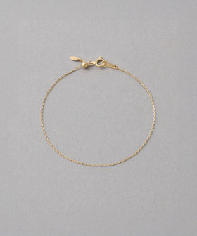 レイヤード] K10YG チェーン ステーション ブレスレット（750477