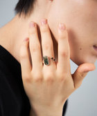 フォークリング] モスアゲート（025177） ｜ women（ウィメンズ