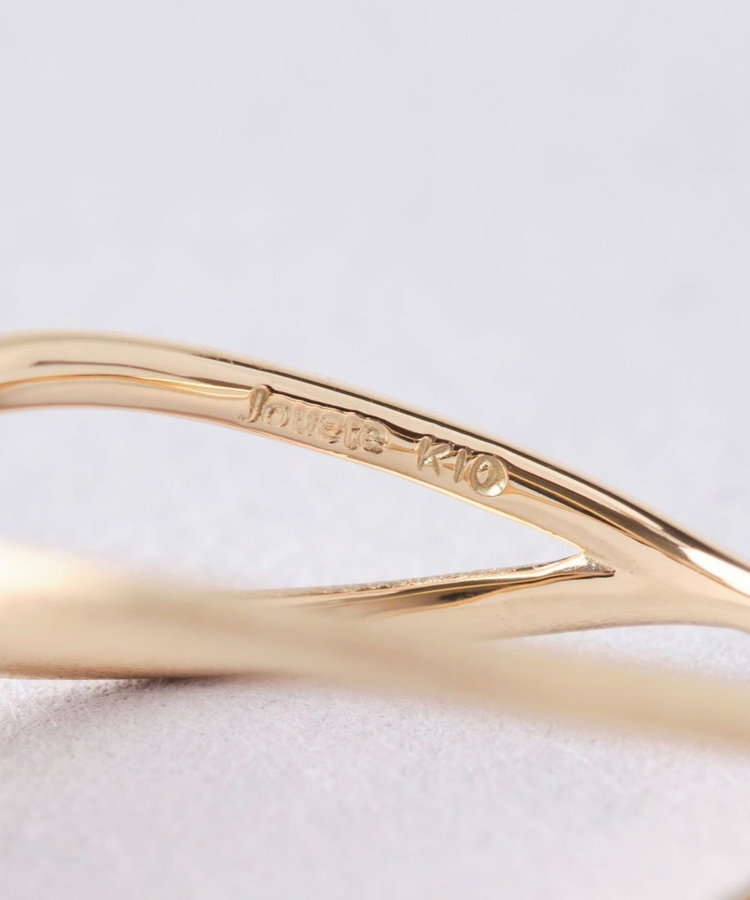 K10YG レイヤー クロス リング（031331） ｜ women（ウィメンズ