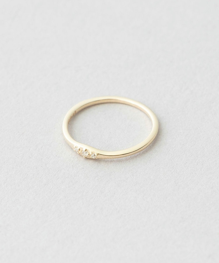 K10YG ダイヤモンド ピンキーリング（032493） ｜ women（ウィメンズ