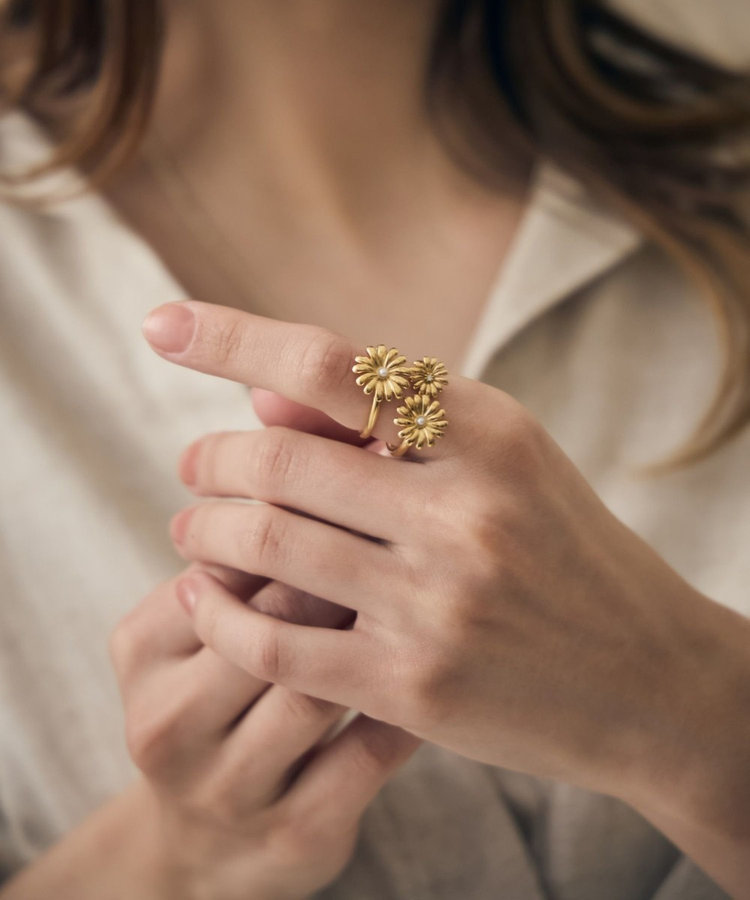 マーガレット] パール/ダイヤモンド リング（802025） ｜ women