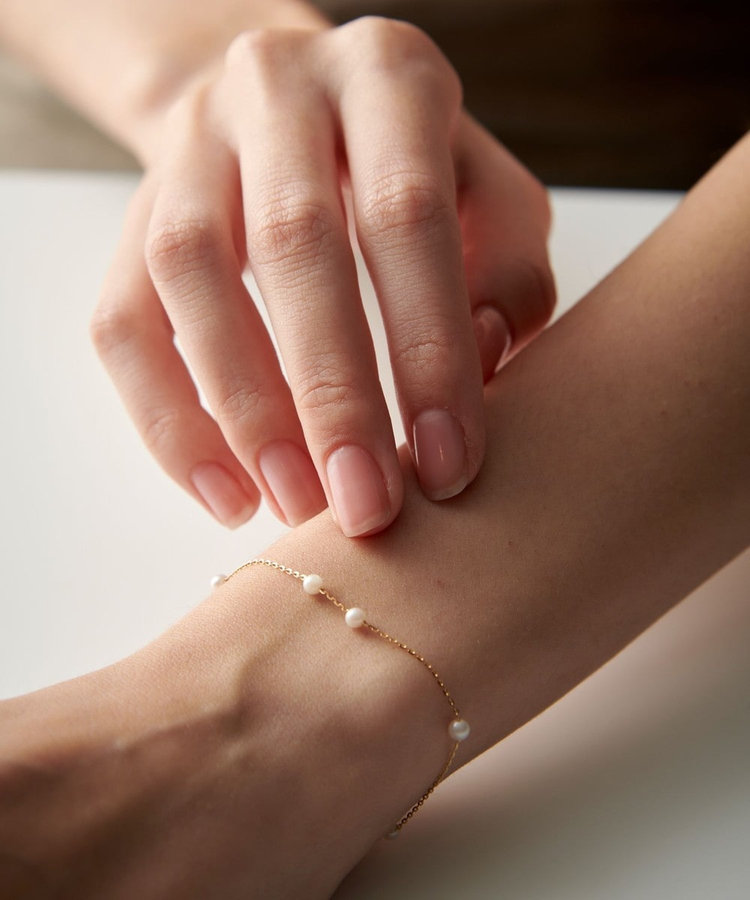 K18YG クラフト パール ブレスレット（205007） ｜ women（ウィメンズ