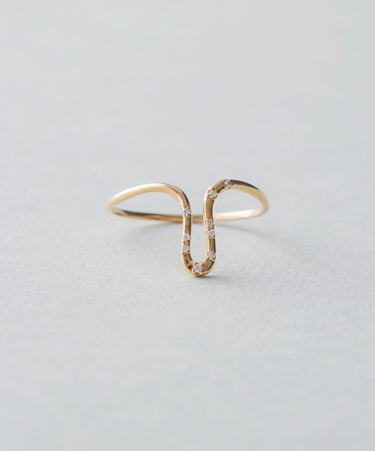 K18YG スキニー ダイヤモンド リング（203009） ｜ women（ウィメンズ