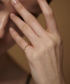 プレイリング] K18YG ダイヤモンド ピンキーリング（203018） ｜ women