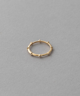 プレイリング] K18YG ダイヤモンド ピンキーリング（203018） ｜ women