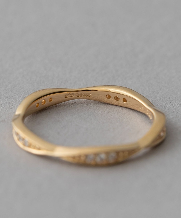 プレイリング] K18YG ダイヤモンド ピンキーリング（203020） ｜ women