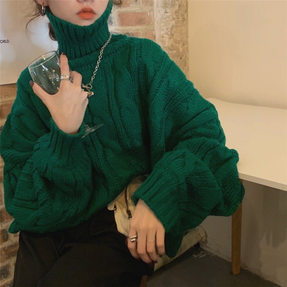 ざっくりタートルネックニット｜オフィスカジュアル レディース 通販