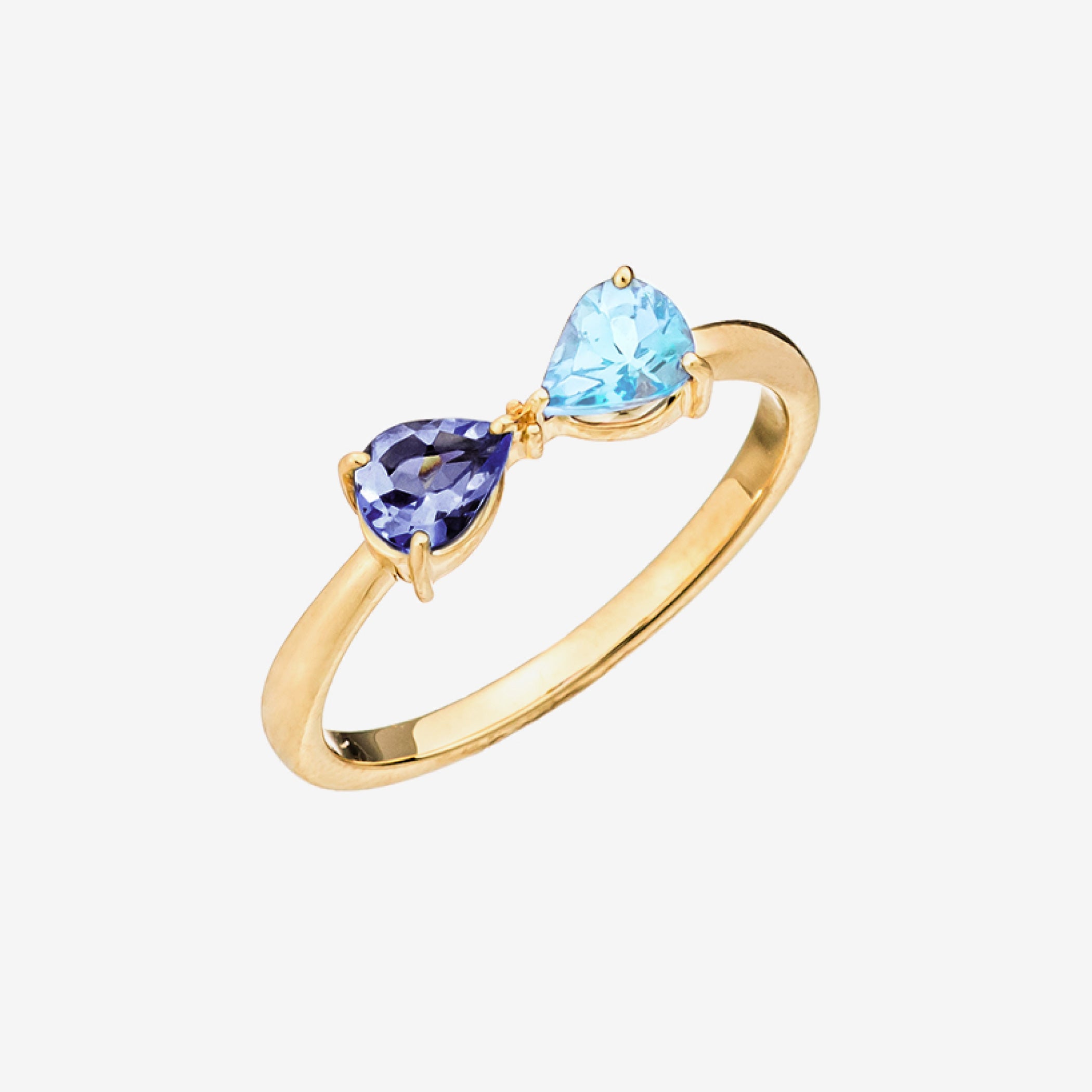 受注生産品】TSUNAGU K10 イエローゴールド サファイア 牡牛座(おうし