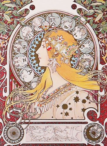 ミュシャ作品【黄道十二宮】の買取・査定はミライカ美術にお任せください