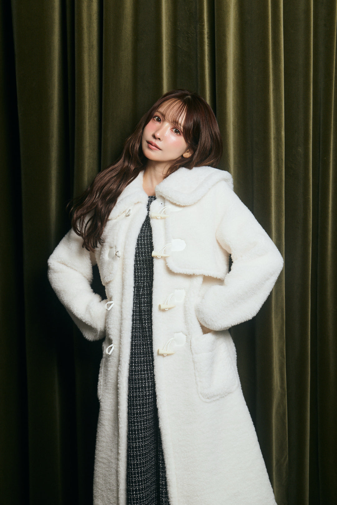 Fluffy Sailor Duffle Coat - MISTREASS