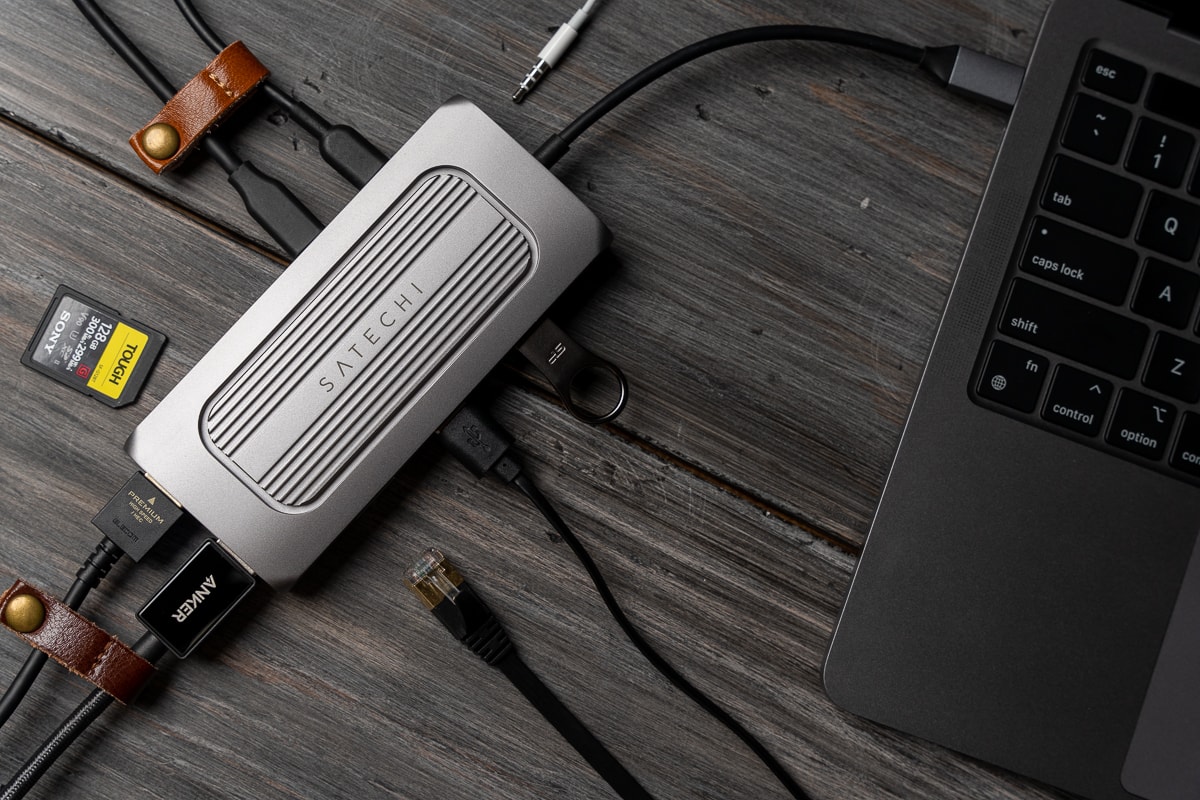 Satechi USB-C マルチ MXハブ 10-in-1 レビュー：M1 MacBookでも2台の