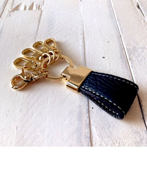 当商品送料無料】キーホルダー 本革 通販 キーリング キーチャーム