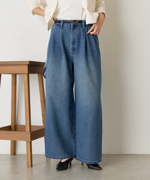 タックワイドデニムパンツ｜ガリャルダガランテのアウトレット通販