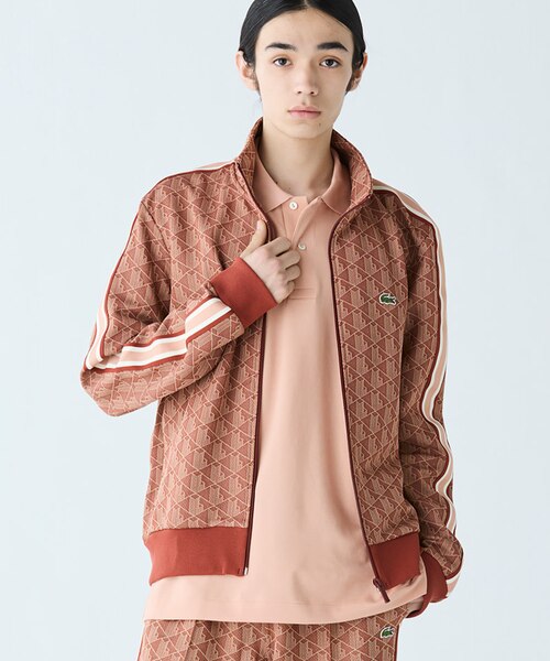 モノグラムジャカードトラックジャケット 【セットアップ対応