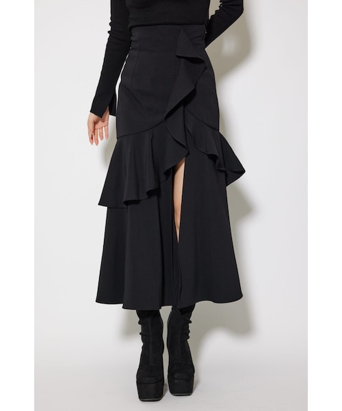 フリルスリットハイウエストスコートショートパンツ｜リエンダの通販