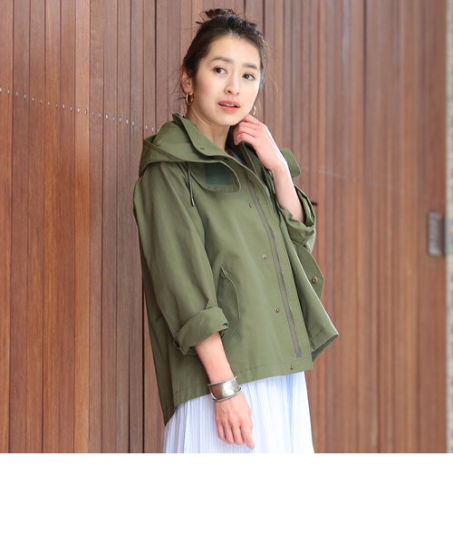 BY∴ グログランフードマウンテンパーカー -撥水加工-｜ビューティー