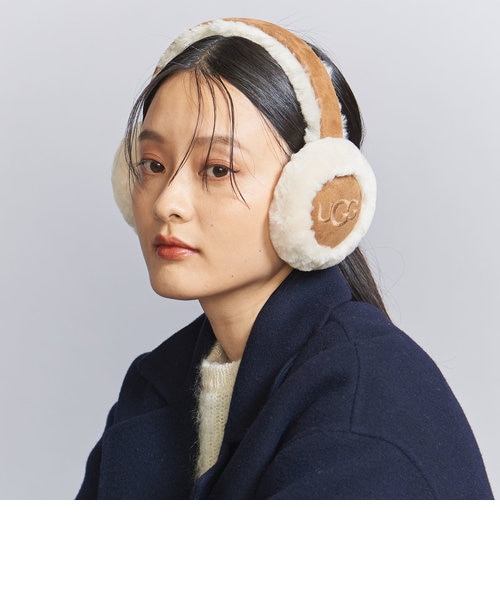 WEB限定】＜UGG＞シープスキン エンブロイダリー イヤーマフ