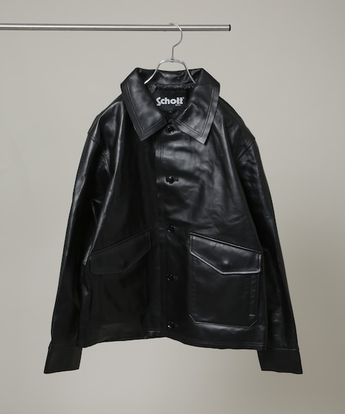 Schott／別注 LEATHER JACKET｜ナノ・ユニバースの通販｜&mall（アンド