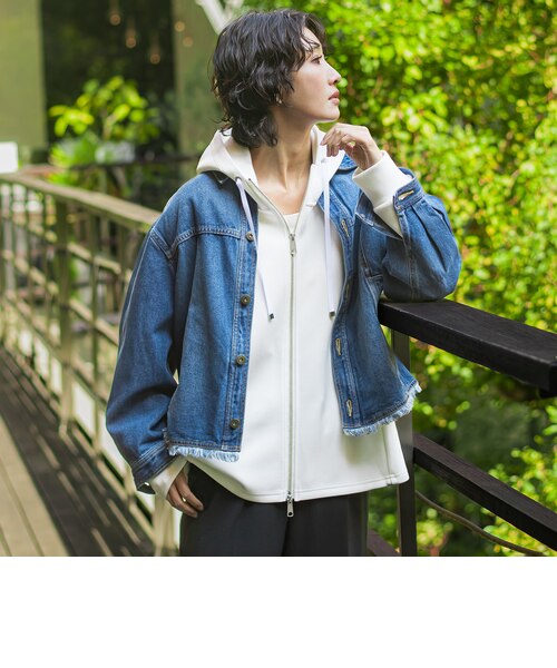 大きいサイズ】デニムジャケット｜ラエフの通販｜&mall（アンドモール