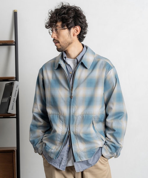 オンブレチェック ドリズラージャケット｜フリークスストアの通販