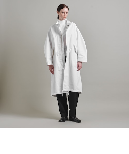 LOEFF＞TCオックス ミリタリー スタンドカラー コート UNISEX