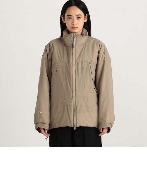 □【別注】HYKE×Edition PERTEX PUFF JACKET｜トゥモロ－ランドの