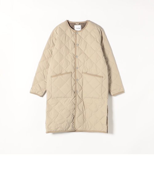 SHIPS any別注】TAION:〈手洗い可能〉パイピング ノーカラー