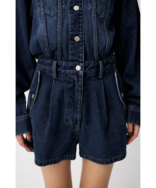 DENIM SHORT ジャンプスーツ｜マウジーの通販｜&mall（アンドモール