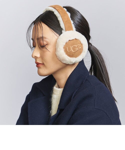 WEB限定】＜UGG＞シープスキン エンブロイダリー イヤーマフ