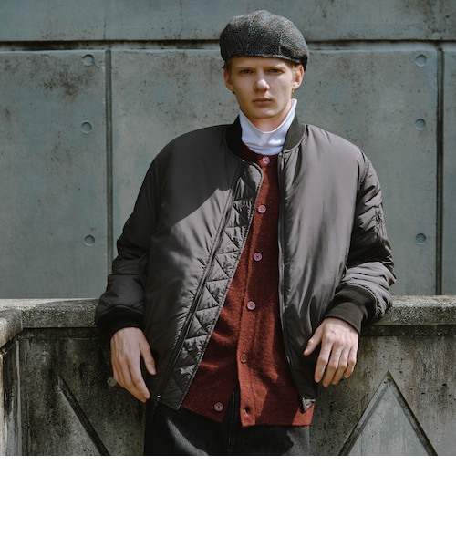 別注】＜ALPHA INDUSTRIES＞リバーシブル MA-1 フライトジャケット