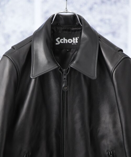 Schott／別注 Single Riders｜ナノ・ユニバースの通販｜&mall（アンド