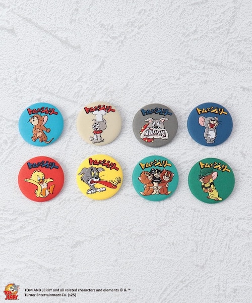 ◇トムとジェリー シークレット刺繍缶バッジ ファニー｜ワンズテラスの