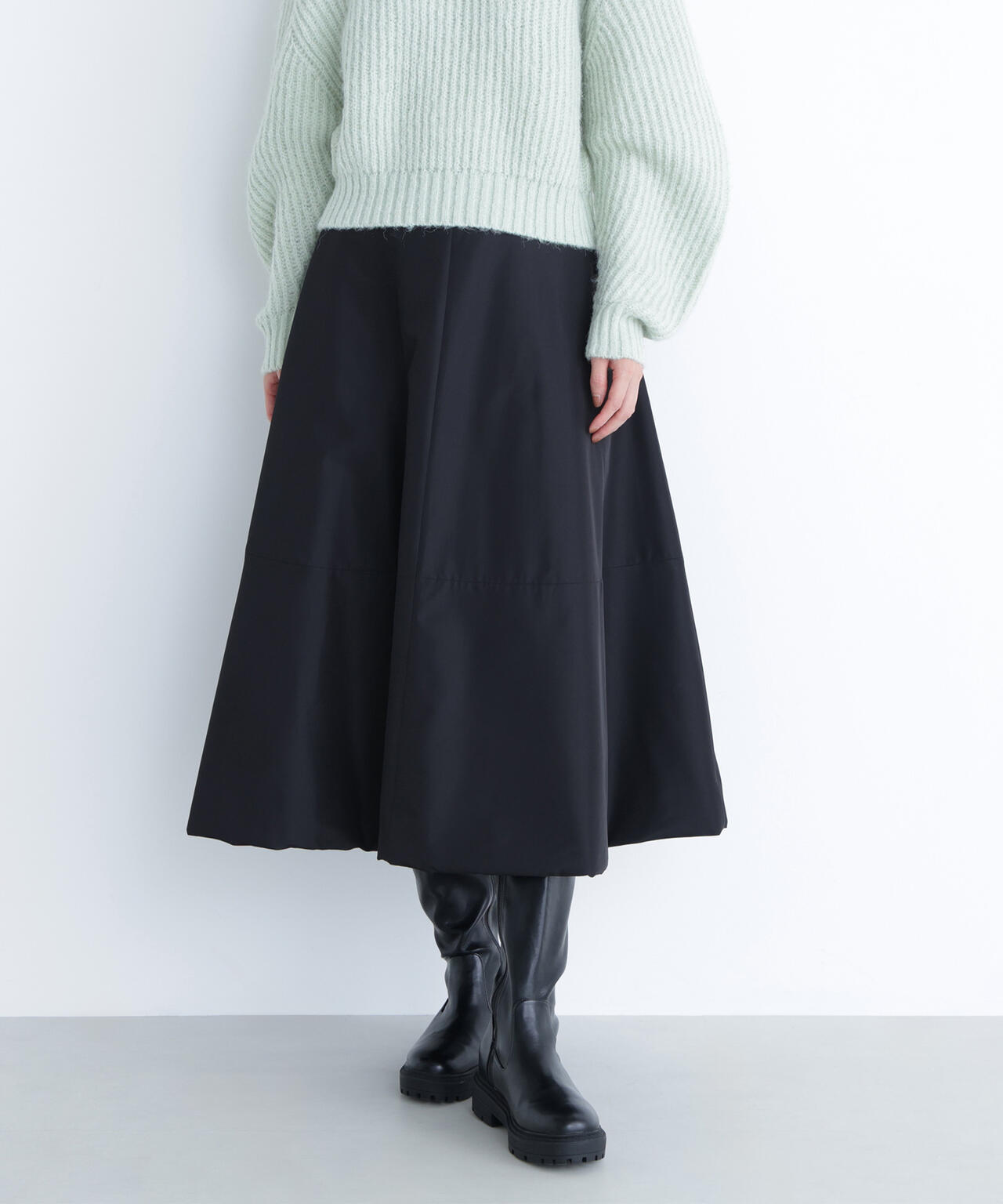 BLANC】中綿フレアスカート | NATURAL BEAUTY BASIC（ナチュラル