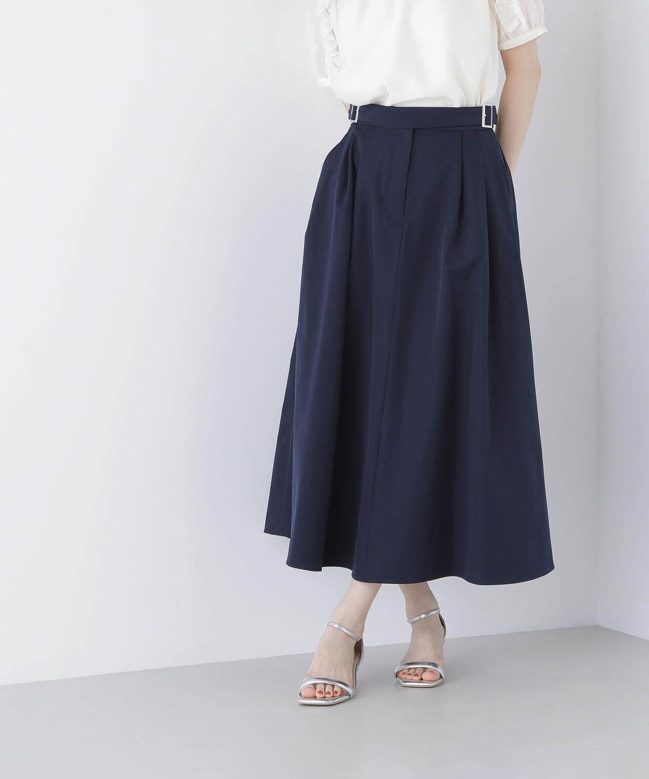 ライトツイルフレアスカート | NATURAL BEAUTY BASIC（ナチュラル