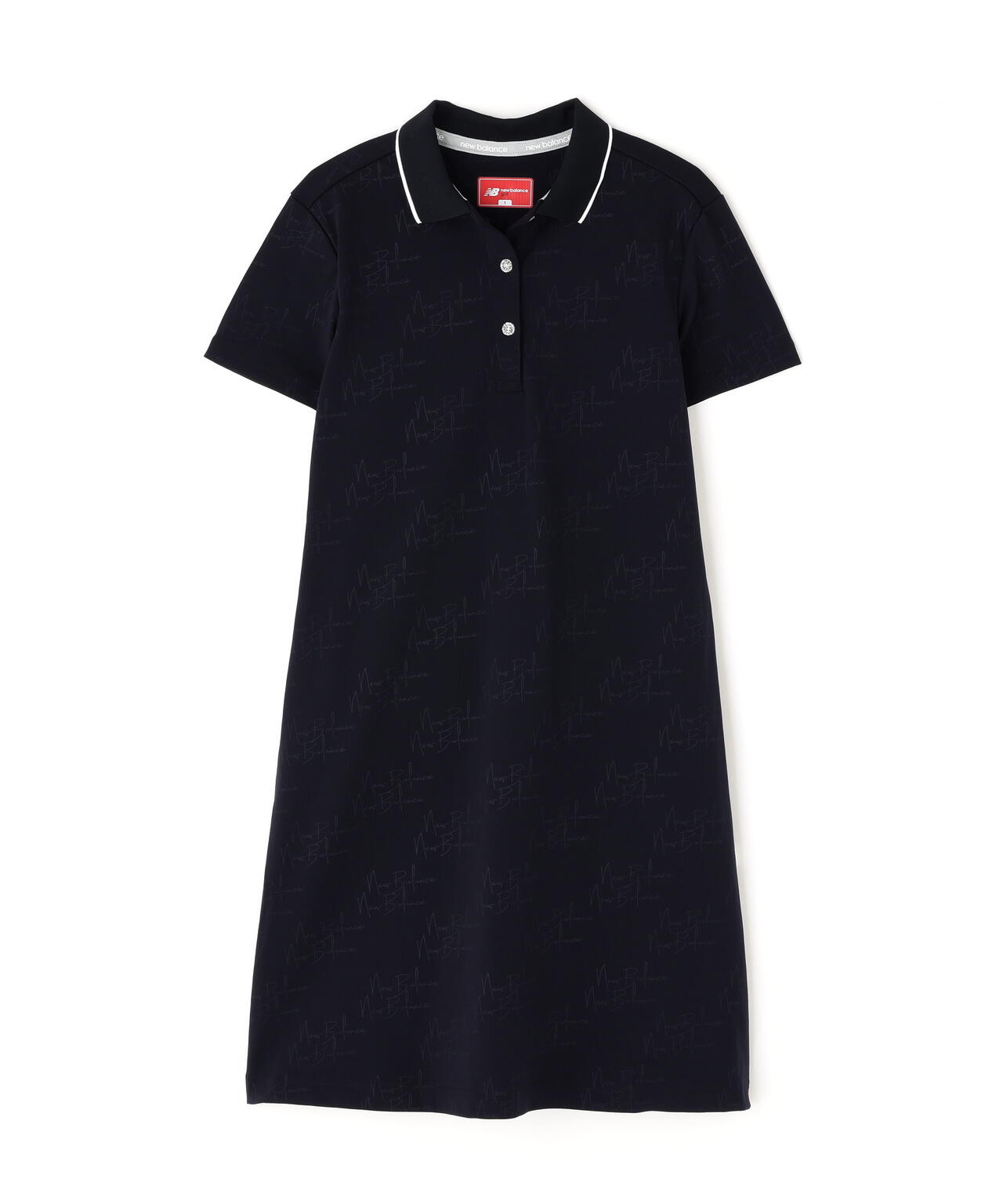 直営店舗・公式オンライン限定】ロゴモノグラム柄 半袖 ポロワンピース