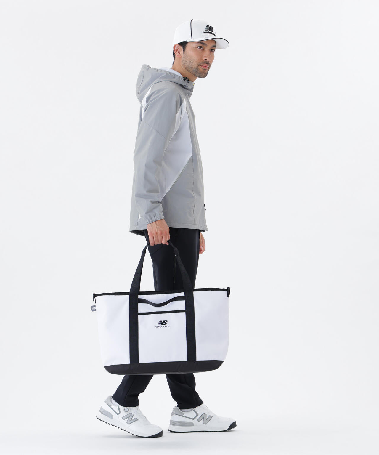 撥水 4WAYストレッチ フルジップ シェルパーカー (MENS) | new balance