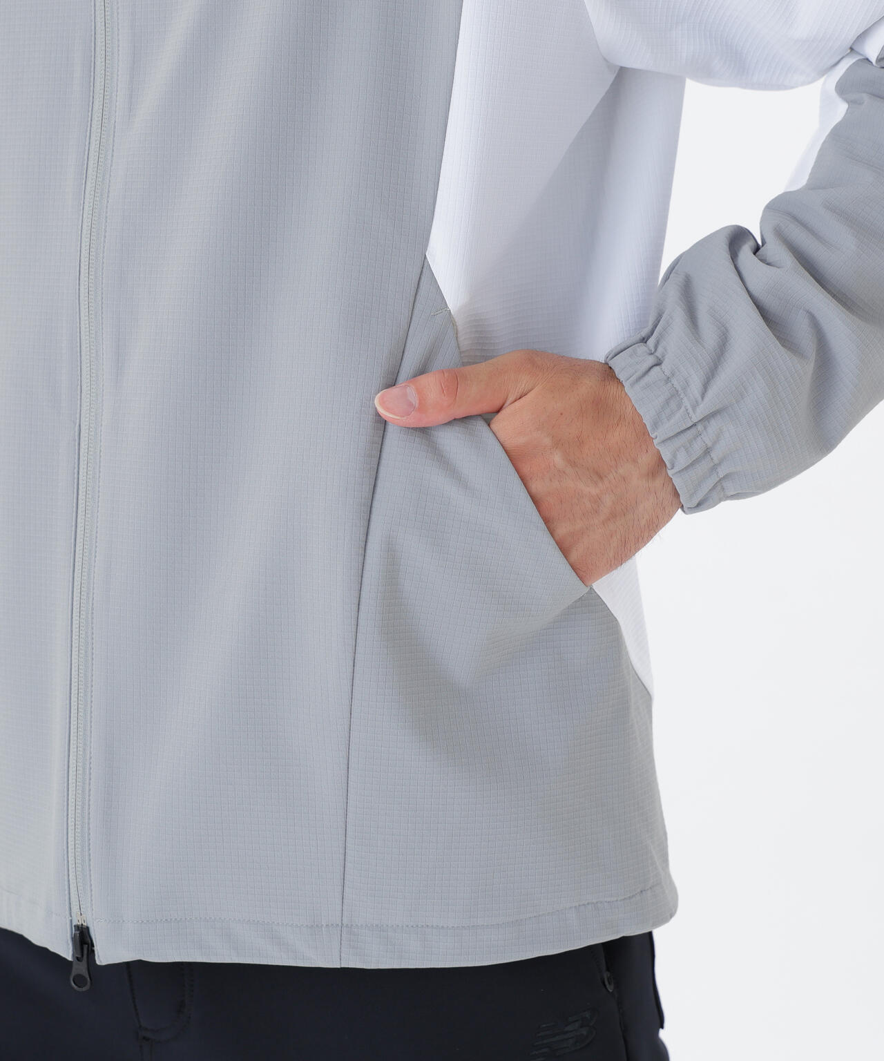 撥水 4WAYストレッチ フルジップ シェルパーカー (MENS) | new balance